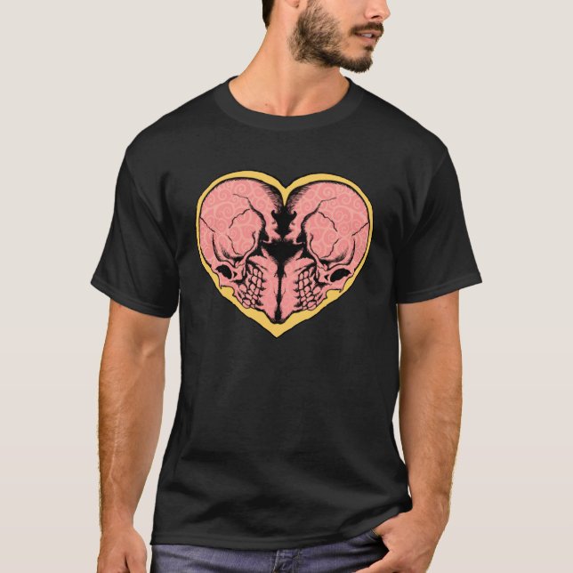 ValentinesDaySkulls T Shirt (Framsida)