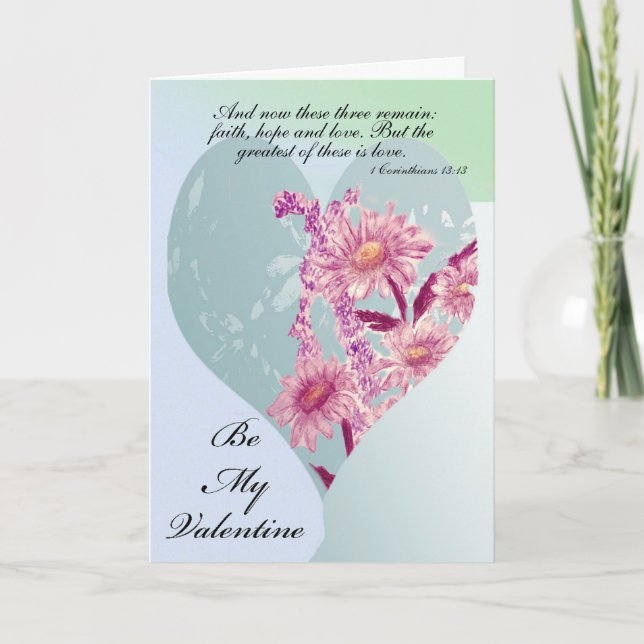 Valentinesens dagskort tack kort (Framsida)