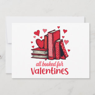 Valentineser alla bokade för Valentines Bok Älskar Inbjudningar
