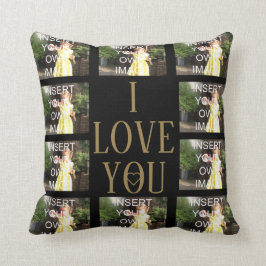 Valentineser Anpassningsbar tio Fotokollage i Kärl Kudde