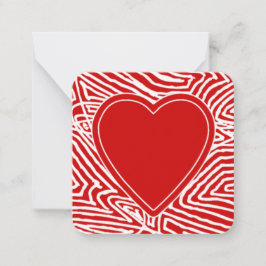 Valentineser Anteckningskort