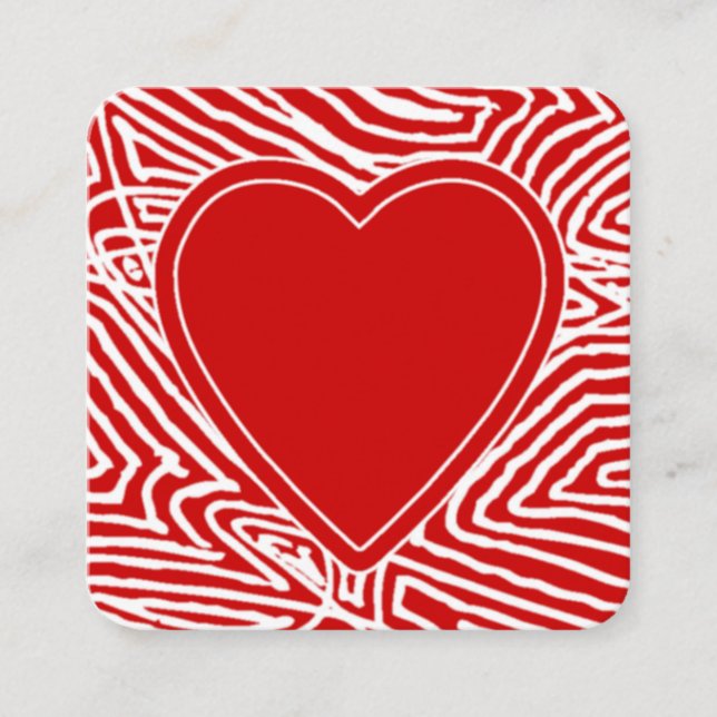 Valentineser Anteckningskort (Framsida)