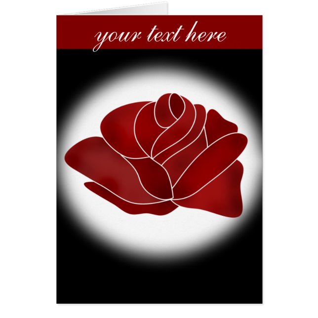 Valentineser, årsdag, Kärlek Hälsningskort (Framsidan)
