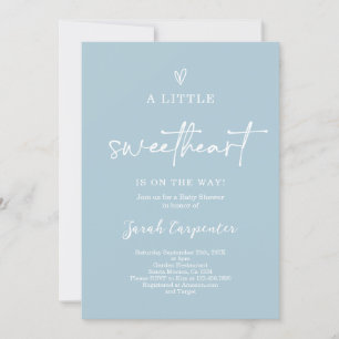 Valentineser Baby Shower Boy Inbjudningar
