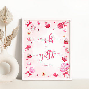 Valentineser, babyduschkort och gåvor poster