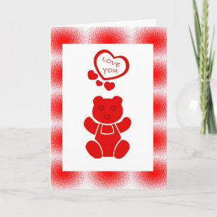 Valentineser Bärkort Helgkort