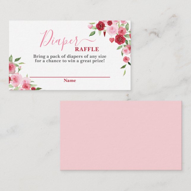 Valentineser Barnskor - hårklingskort Tilläggskort (Fram/baksida)