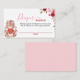 Valentineser Bear Baby Shower (Barnskor) - hårkort Tilläggskort