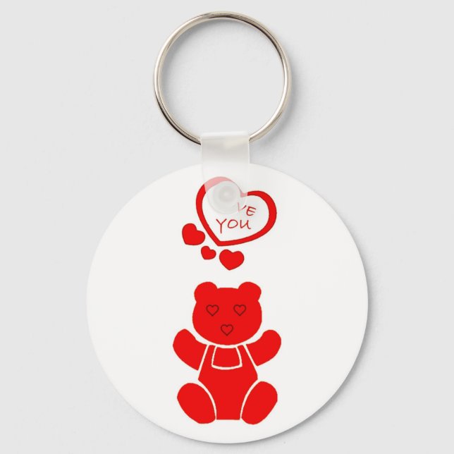 Valentineser - Bear Keychain Nyckelring (Framsida)