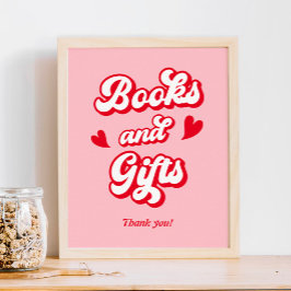 Valentineser Bokar och gåvor för babyskor Poster