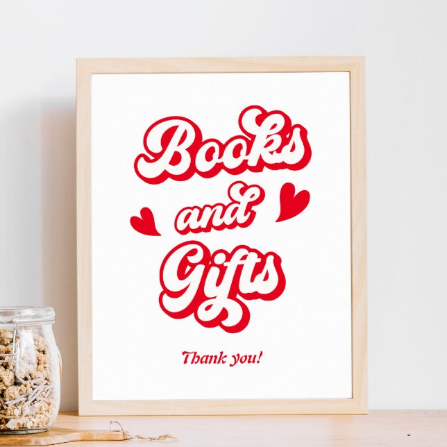 Valentineser Bokar och gåvor för babyskor Poster (Skapare uppladdad)