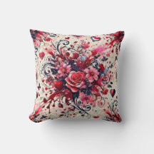 Valentineser Bouquet/Ro Splatter Art