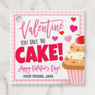 Valentineser Cake Gift-Märkre Gåvor Etiketter