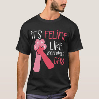 Valentineser Cat Kitten Owner Cute Valentine Day T Shirt