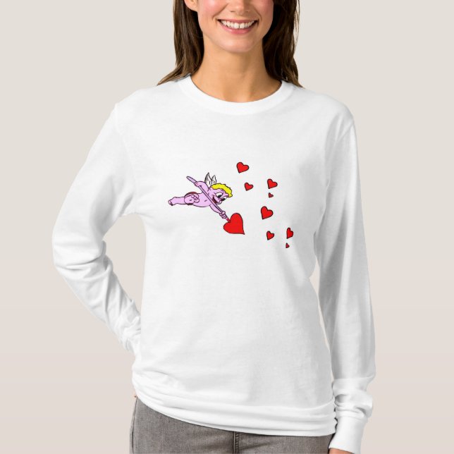 Valentineser Cupid T-Shirt (Framsida)