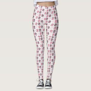 Valentineser Dam för hjärtdesign Leggings