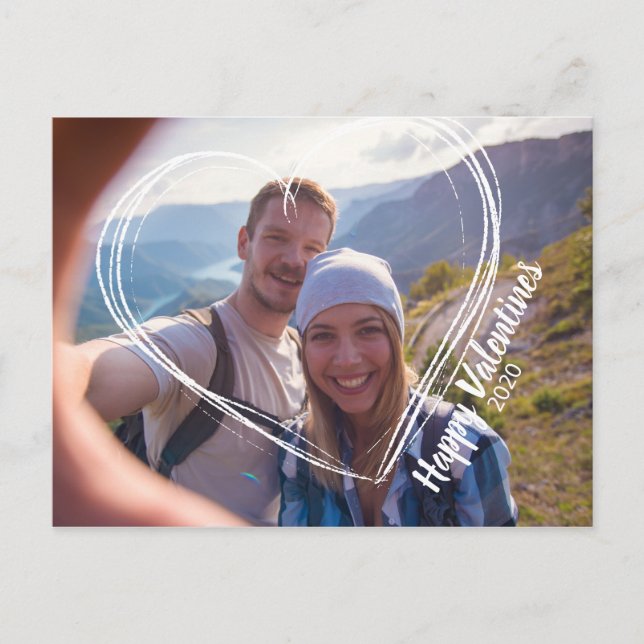 Valentineser efter porto vykort (Framsida)