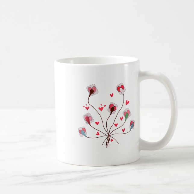 Valentineser Ekg Leads Chost Lakan Telemetry Cardi Kaffemugg (Höger)