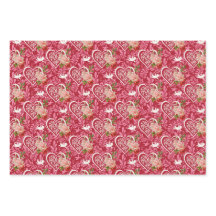 Valentineser Figursätta Pappert