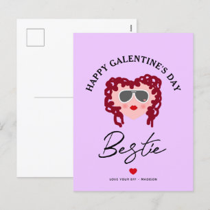 Valentineser för bästa Lila av Friend Heart Helg Vykort