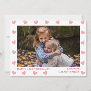 Valentineser för enkla Kärlek-fotoklassrum i Elega Julkort