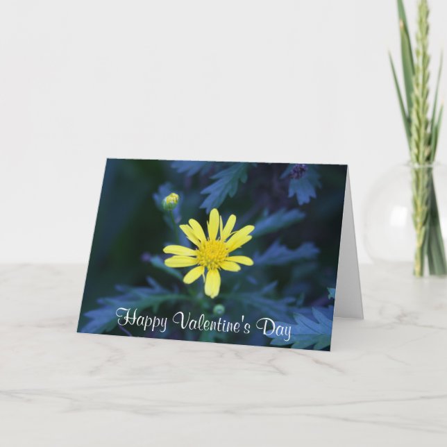 valentineser för liten gult helgkort (Framsida)
