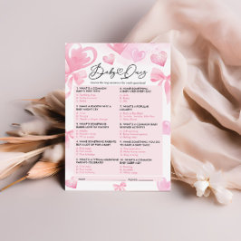 Valentineser för Quiz-spel för babyvisningsprogram