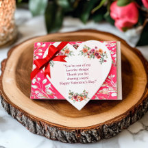 Valentineser för röd och rosa Blommigt