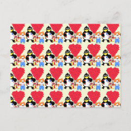 Valentineser för tecknad av underbara barn helg vykort