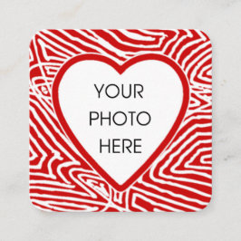 Valentineser - foto anteckningskort