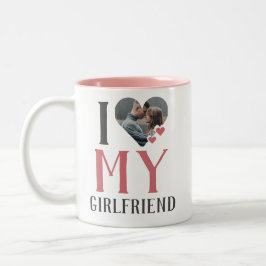 Valentineser Foto på Personligen Anpassningsbar me Två-Tonad Mugg