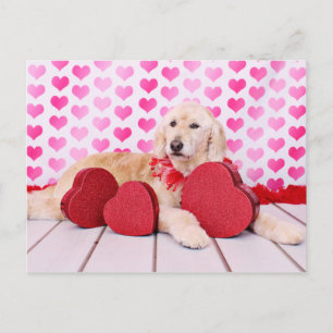 Valentineser - GoldenDoodle - Maggie Helg Vykort