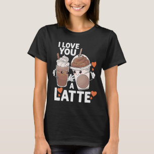 Valentineser i Kärlek, ett par Espresso-avstängnin T Shirt