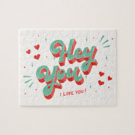 Valentineser I Kärlek You Puzzle Pussel