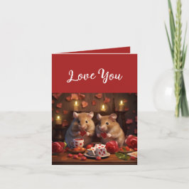 Valentineser/Kärlek-kort Tack Kort
