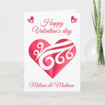 Valentineser Lesbisk Rosa Hjärtat