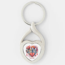 Valentineser med hjärta