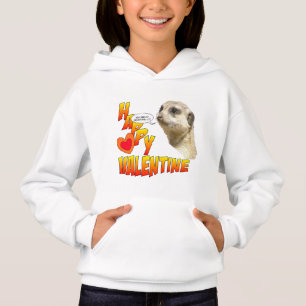 Valentineser Meerkat Girls Pullover Hoodie T Shirt