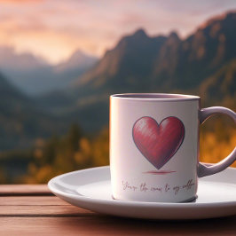 Valentineser mugg Cream till min kaffelatte