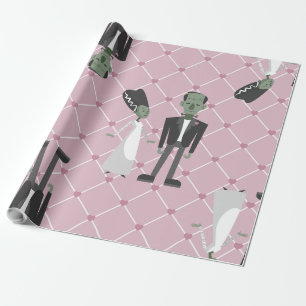 valentineser mutade frankensteins monster rosa hjä presentpapper