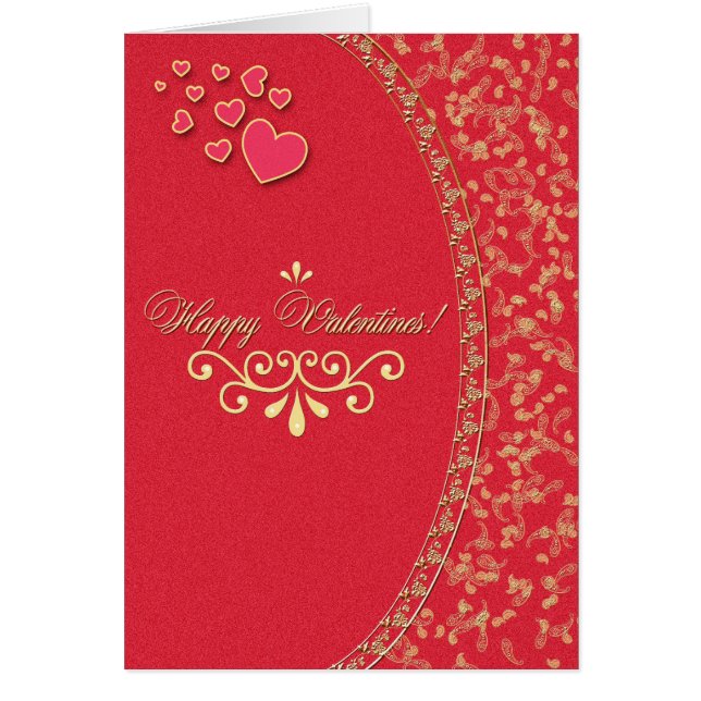 VALENTINESER ~ Notecard OBS Kort (Framsidan)