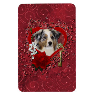 Valentineser - Nyckel till mitt hjärta - Australia Magnet