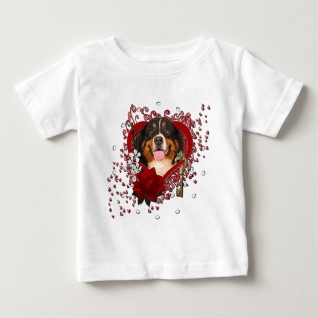 Valentineser - Nyckel till mitt hjärta - Bernese M Tee Shirt (Framsida)
