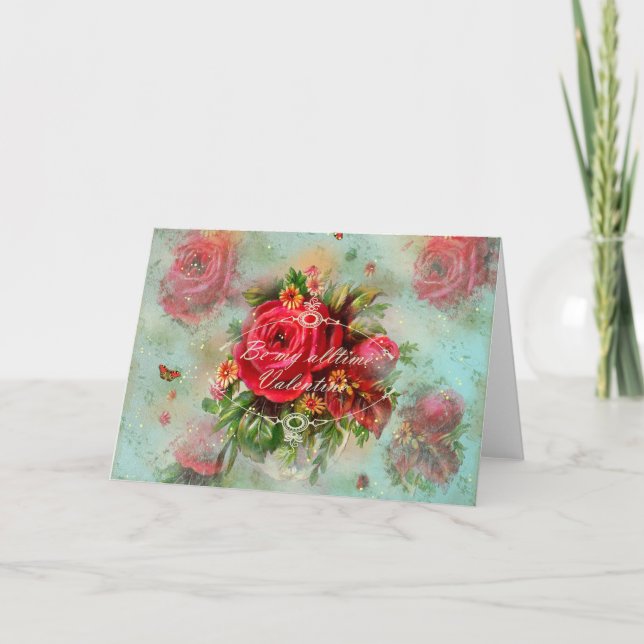 Valentineser och Ro - gratulationskort Helgkort (Framsida)