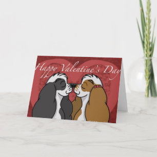 Valentineser Parti Cocker Spain Helgkort