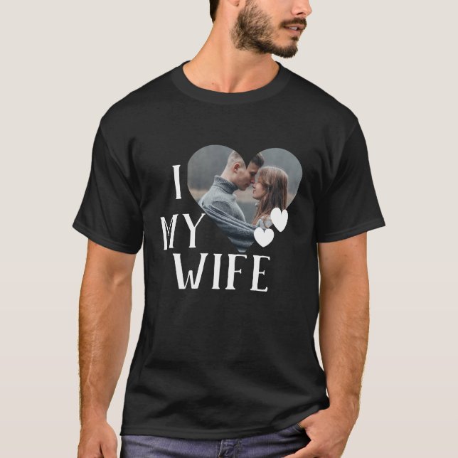 Valentineser Personlig för Anpassningsbar av gift  T Shirt (Framsida)