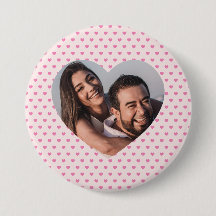 Valentineser Personlig rosa Hjärtform