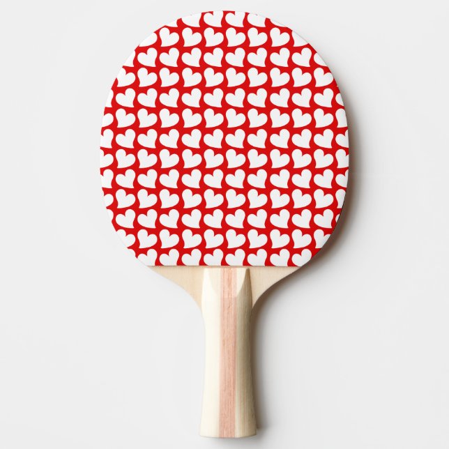 VALENTINESER RED OCH WHITHEARTS VALENTINE PINGISRACKET (Framsidan)