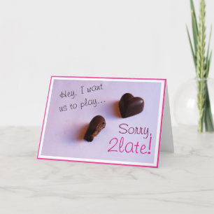 Valentineser Romantiskt choklad Hjärtar valfri tex Helgkort