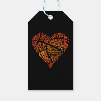 Valentineser Shirt, Heart Basketball Ringar Romant Presentetikett